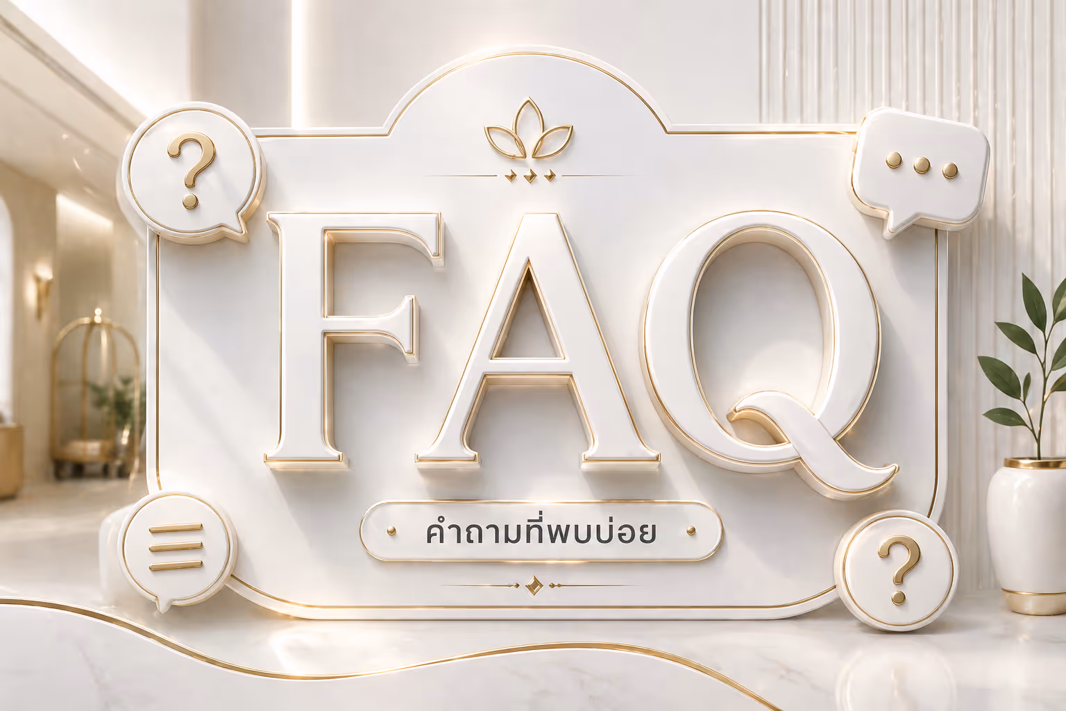 เครื่องนอนโรงแรมมีอะไรบ้างที่ต้องมีในโรงแรม